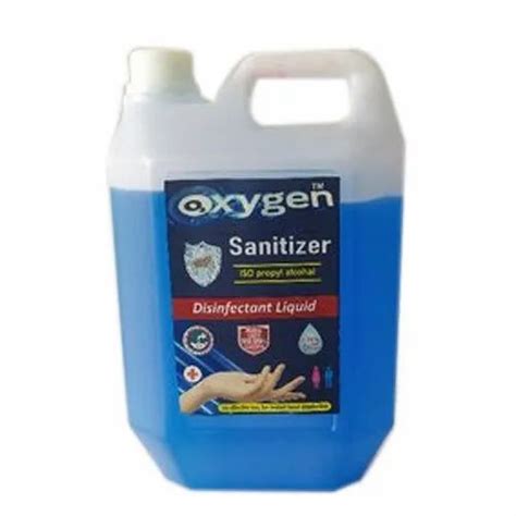 5 L Commercial Alcohol Based Hand Sanitizer At Rs 550 Can Alcohol