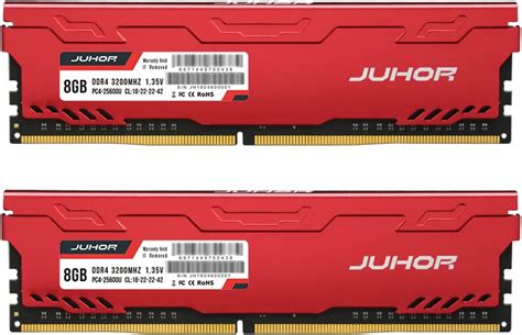 Juhor Ddr Ram Gb Gbx Mhz Pc Pin Cl V Non