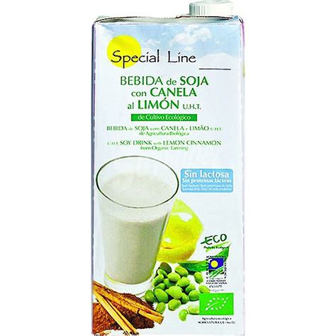 Special Line Bebida De Soja Ecol Gica Con Canela Y Lim N Envase L