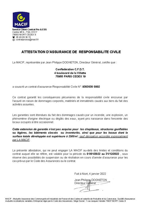 Qu Est Ce Qu Une Attestation De Responsabilit Civile Et Comment L The