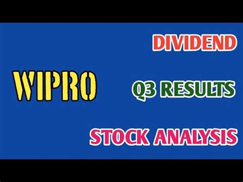 Wipro Q Results Wipro Stock Analysis Q Results Wipro