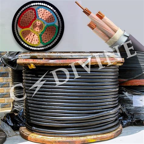 Three Core Xlpe Insulation Armoured Power Cable 2535kv Electrical And Home Appliance