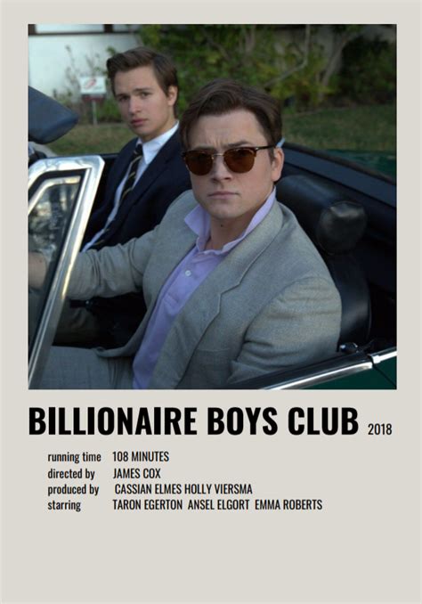 Billionaire Boys Club Poster | Movies to watch, Movies to watch ...