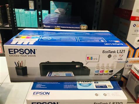 Epson EcoTank L121 A4 Inkjet SIngle Function Printer, Computers & Tech ...