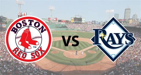 Boston Red Sox Vs Tampa Bay Rays Latest Odds And Picks Bigonsports