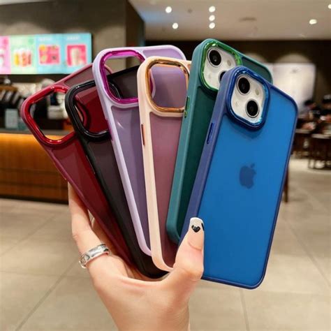 Capa Space Acrilica Colorida Fosca Para IPhone 13 Pro Max Selecione A