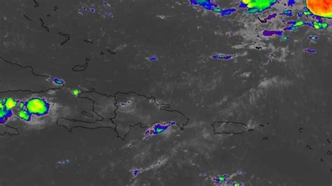 Clima en RD Aguaceros este miércoles por onda tropical y vaguada