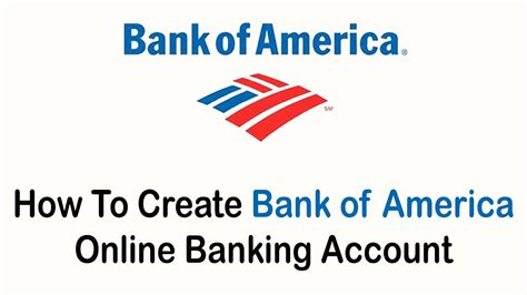 How To Create Bank Of America Online Banking Account Bank Of America Account Sign Up Youtube