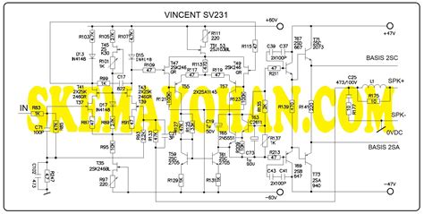 SKEMA OCL 200 WATT DRIVER 231 AUDIO SCHEMATICS COLLECTIONAUDIO