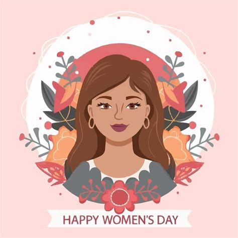 Premium Vector 8 March Womens Day Greeting Card Design