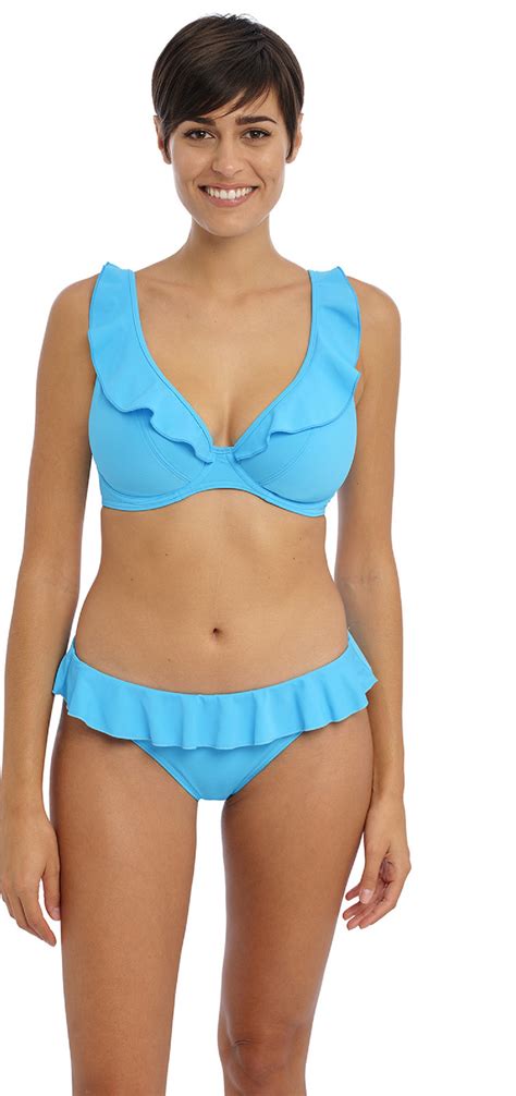 Freya Jewel Cove Banded Halterneck High Apex Sweetheart Bikini Bra