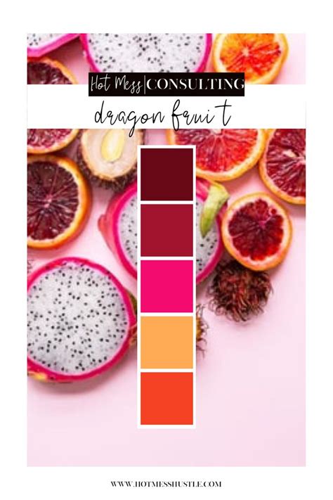 Dragon Fruit Color Palette Inspiration Nutrition Branding Blog