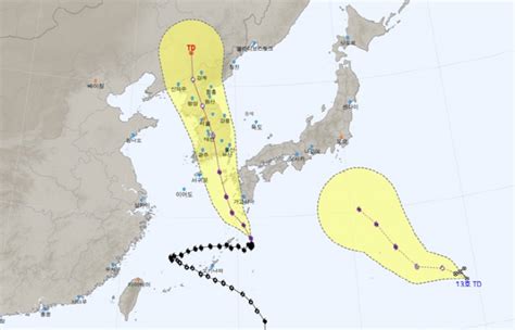 중형태풍 카눈 서울 지난다 전국 영향권 제7호 태풍 란도 북상