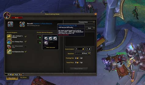 Crafting Orders And Recrafting Guide World Of Warcraft Icy Veins