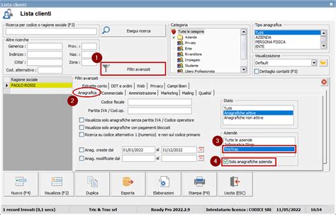 Separare Le Anagrafiche In Modalita Multiazienda Ready Pro Manuale