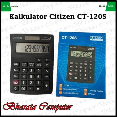 Jual Calculator Citizen Ct S Kalkulator Serbaguna Digit Replay