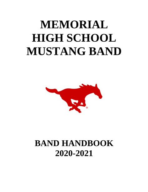 (PDF) MEMORIAL HIGH SCHOOL MUSTANG BAND - DOKUMEN.TIPS