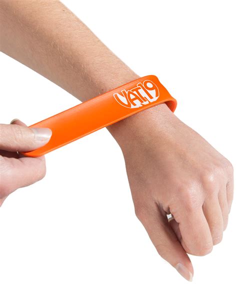 Vat19 Slap Bracelet 80s Style Fashion With Your Favorite Logo