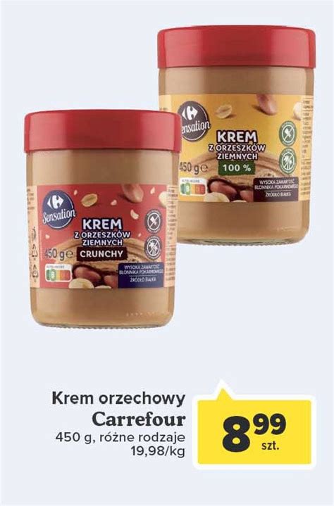 Krem Orzechowy Z Kawa Kami Orzech W Crunchy Carrefour Cena Promocje