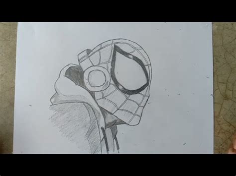 How To Draw Miles Morales Spider Man Sketch Tutorial YouTube