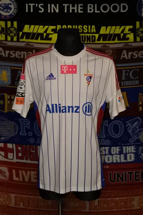 Górnik Zabrze Home fotbollströja 2015 2016 Sponsored by Allianz