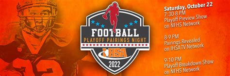 Football Playoff Pairings Revealed October 22 on IHSA TV Network; IHSA ...