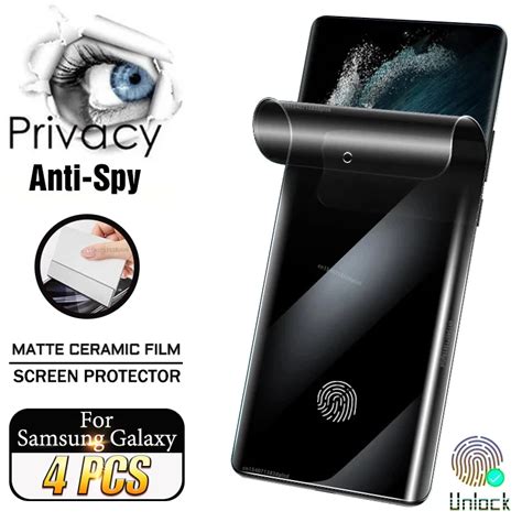 Matte Ceramic Privacy Film For Samsung Galaxy S S S S Plus