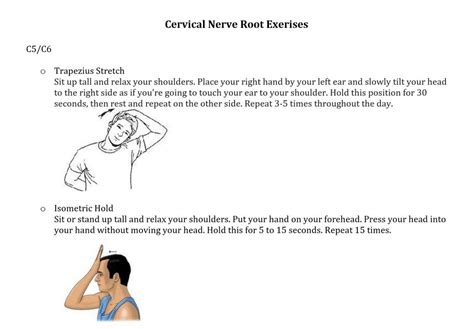 Cervical Nerve Root Exercises — Carthage Family Chiropractic