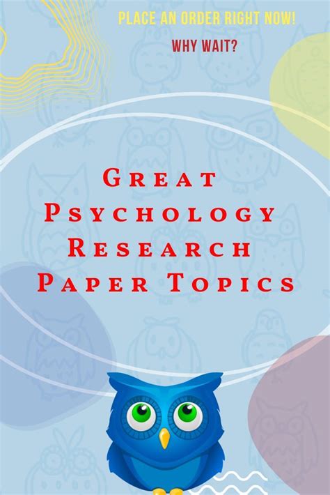 Great Psychology Research Paper Topics | Psychology research, Narrative ...