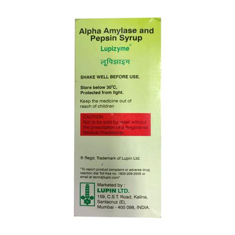 Lupizyme Syrup Ml Buy Medicines Online At Best Price From Netmeds