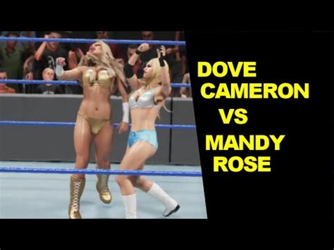 Wwe K Dove Cameron Vs Mandy Rose Iron Finisher Youtube