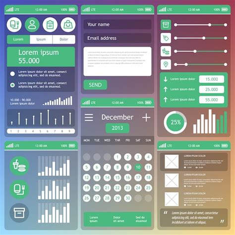 excel interface vectors illustrations    freepik