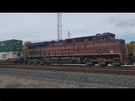 Norfolk Southern Intermodal with Norfolk Southern 8102 Pennsylvania ...