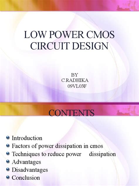 Pdf Low Power Cmos Circuit Design Dokumen Tips