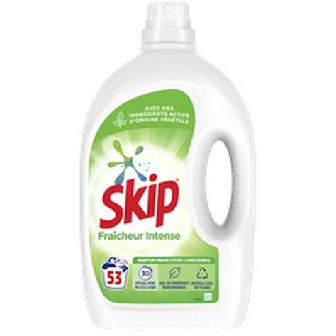 Skip Lessive Liquide Fra Cheur Intense Lavages Ml Cdiscount