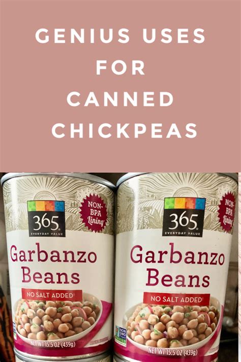 how to use canned chickpeas - 4 Hats and Frugal