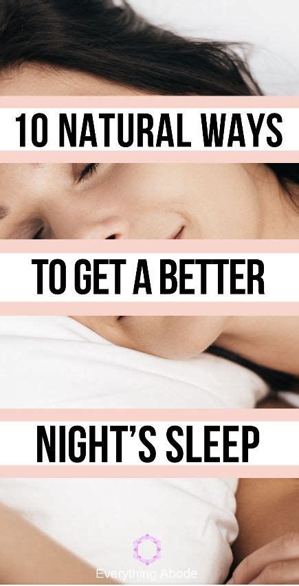 10 natural proven tips to sleep better at night – Artofit