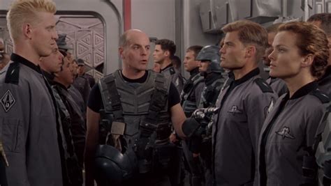 Michael Ironside Starship Troopers Arm