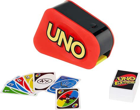 Mattel Games Uno Uno Extr Me Jeu De Soci T Familial Lanceur De