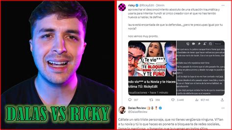 DALAS HACE UN VIDEO EN CONTRA DE RICKYEDIT Y ESTE LE RESPONDE YouTube