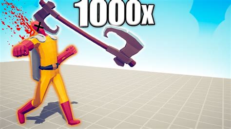 1000x OVERPOWERED AXE THROWER Vs UNITS TABS Totally Accurate Battle