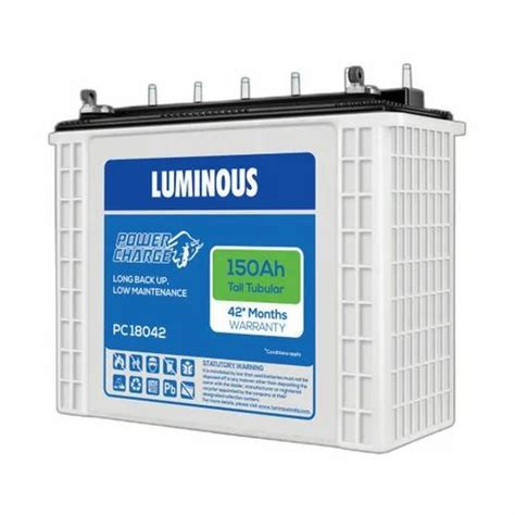 Luminous Power Charge Pc Tall Tubular Battery Ah At Rs