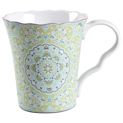 Lyria Teal Mug By 222 Fifth Pts Replacements Ltd