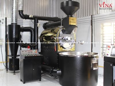 Máy rang cà phê 60kg hot air