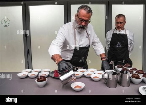 French Chef Stephane Chicheri Chief Executive Of Sodexo Live Prepares