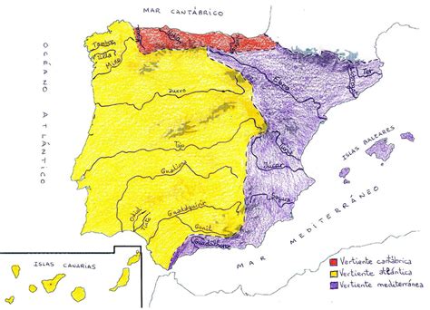 Cuales Son Los Rios Mas Importantes De Espana Rios De Espana Mapa Images