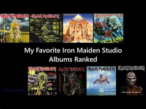 My Favorite Iron Maiden Studio Albums Ranked Youtube