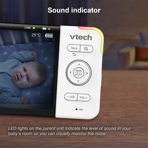 Vtech Rm5754hd 5 Inch Smart Wi Fi Enabled Video Baby Monitor