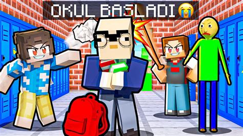 Boralo Ve Coco Okula BaŞladi 📚 İlk GÜnden Olay Çikti 💥 Minecraft