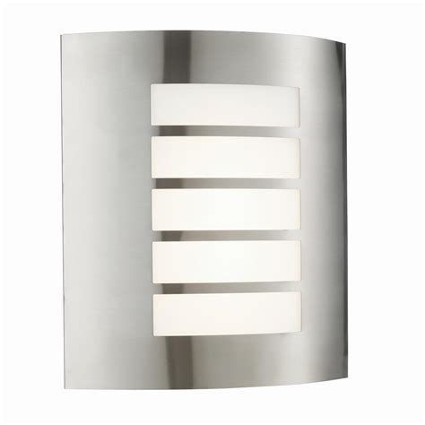 Bianco Led Ip Stainless Steel Outdoor Wall Light The Lighting